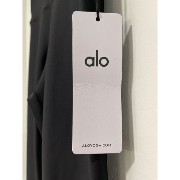 Alo High Waist Airlift Black Full Length Leggings NWT Size Large - Picture 6 of 9
